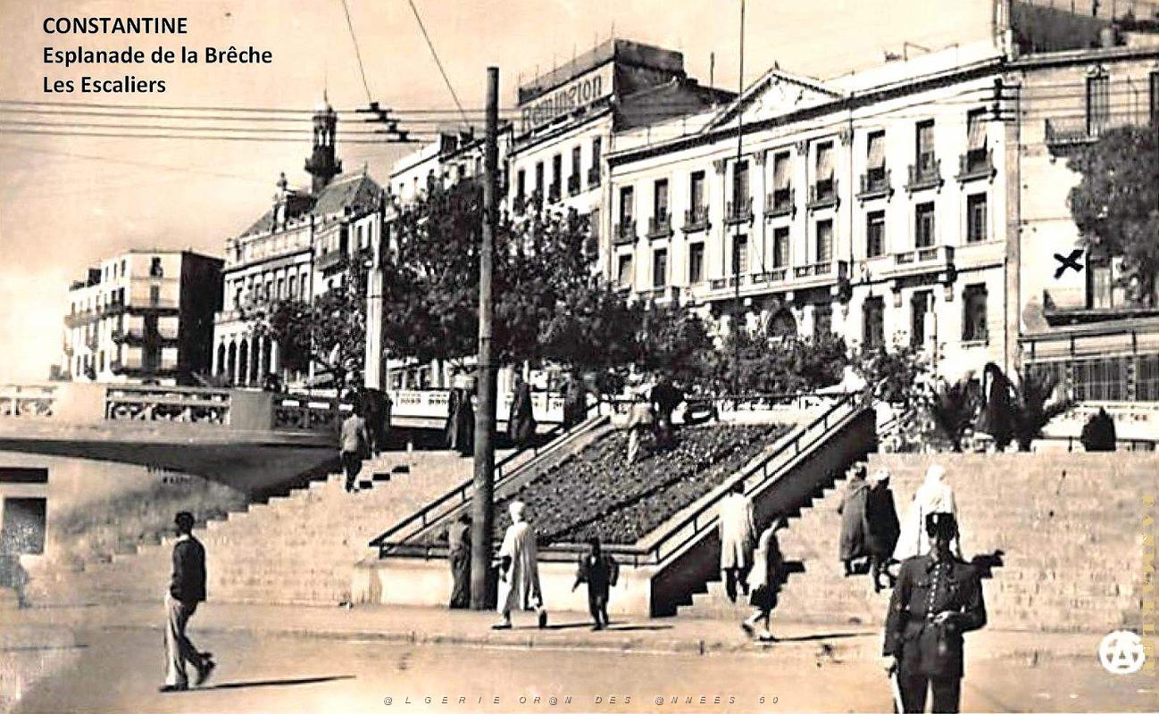 Constantine - Esplanade de la Breche - Escalier.jpg